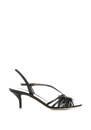 Valentino Garavani Nodine 55 knot-detail strapped sandals - Black
