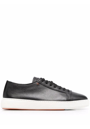 Santoni lace-up low-top sneakers - Black