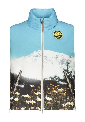 Jil Sander printed gilet - Blue