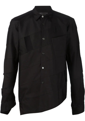 Comme des Garçons Homme Plus cutout detail panelled shirt - Black