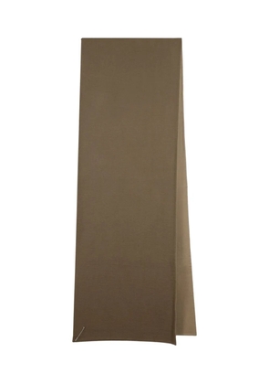 The Row rectangular scarf - Brown