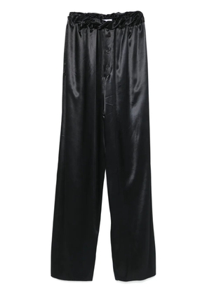 Ferragamo satin trousers - Black