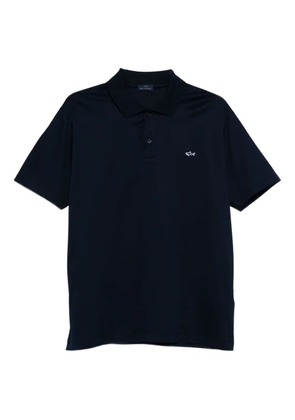 Paul & Shark logo-embroidered polo shirt - Blue