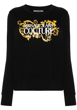 Versace Jeans Couture Barocco logo-print sweatshirt - Black