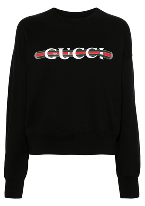 Gucci Gucci Web-print sweatshirt - Black