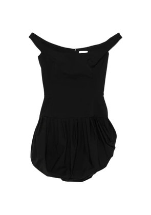 Magda Butrym off-shoulder gathered mini dress - Black