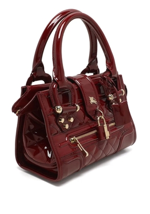 Burberry Pre-Owned Manor quilted leather tote bag - Red