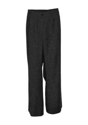 ELENA MIRO` elastic-waistband trousers - Black