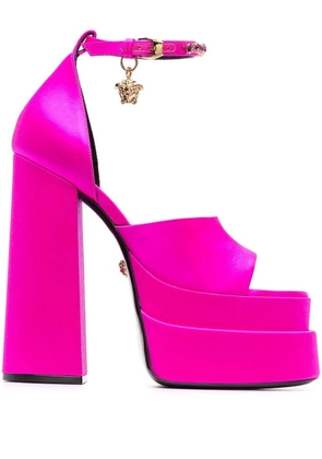 Versace Medusa Aevitas platform sandals - Pink