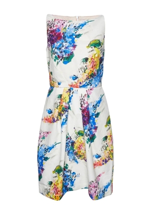 Max Mara pre-owned floral-print dress - White
