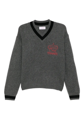 THAMES MMXX cashmere v-neck sweater - Grey