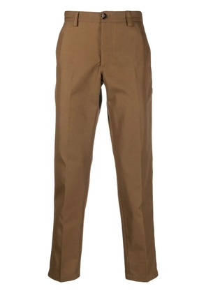 PT Torino mid-rise tapered-leg trousers - Brown