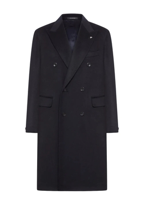 Tagliatore peak-lapel double-breasted coat - Blue