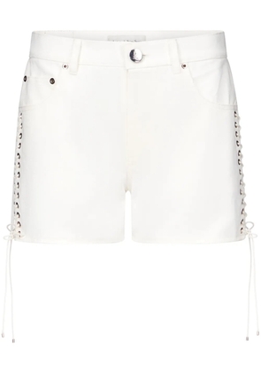 Ludovic de Saint Sernin logo-patch shorts - White