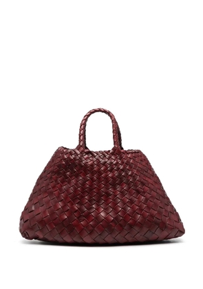 DRAGON DIFFUSION woven leather shoulder bag - Red