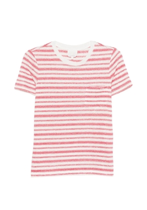 A.P.C. striped pocket T-shirt - Red