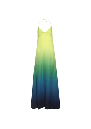 Casablanca gradient maxi dress - Blue