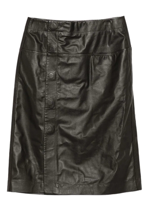 LEMAIRE leather skirt - Brown