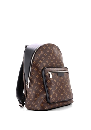 Louis Vuitton Pre-Owned Josh Macassar Monogram Canvas backpack - Black