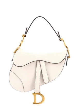 Christian Dior Pre-Owned Saddle Handbag Leather Mini shoulder bag - White