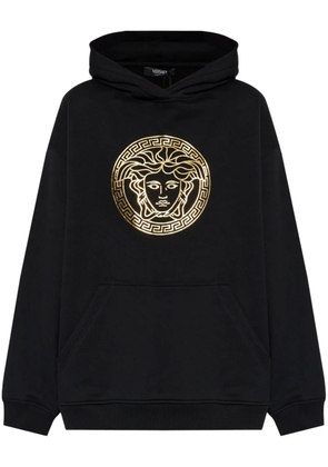 Versace Medusa cotton hoodie - Black