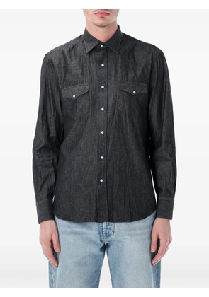Salvatore Piccolo Texana pocket buttoned shirt - Grey
