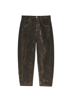 Jacquemus contrast-stitching denim jeans - Green