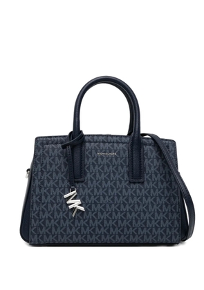 Michael Kors Laila Small Signature Logo Satchel - Blue