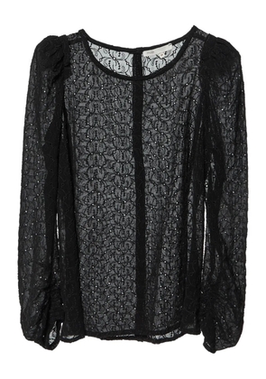 Maje embroidered-design top - Black