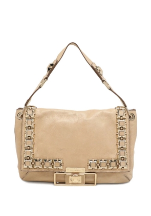 Anya Hindmarch 1136894 metal details handbag - Neutrals