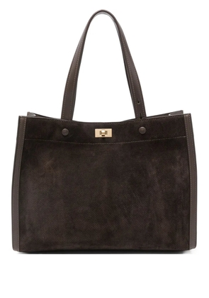 Anya Hindmarch Mortimer panelled tote bag - Brown