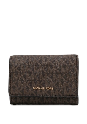 Michael Kors Bryant monogram wallet - Brown
