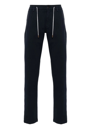 Eleventy pleated tapered trousers - Blue