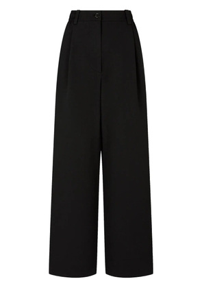 TOMBOY pleat-detail trousers - Black