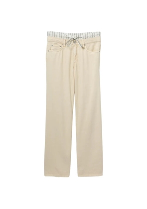 rag & bone striped-waist trousers - Neutrals
