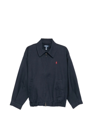 Polo Ralph Lauren logo-embroidered two-way zip jacket - Blue