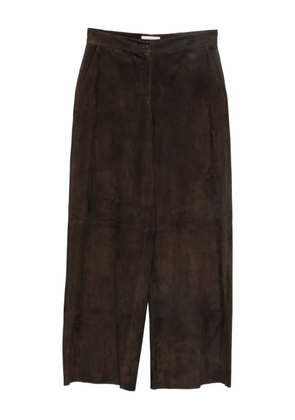 Via Masini 80 high-waisted trousers - Brown