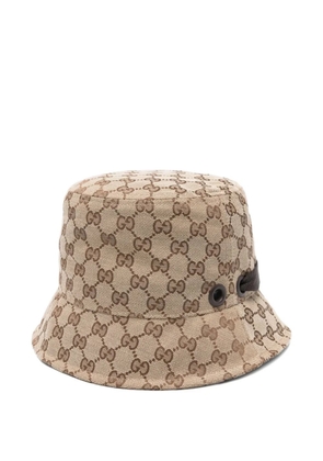 Gucci GG-patterned bucket hat - Neutrals