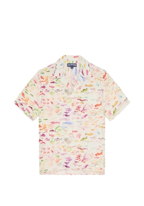 Vilebrequin fish-print short-sleeve shirt - Neutrals