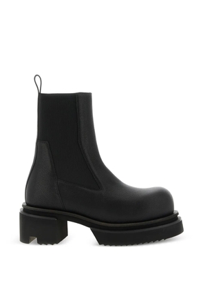 Rick Owens Beetle Bogun leather chelsea boots - Black