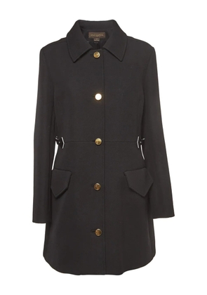 Louis Vuitton Pre-Owned single-breasted cashmere coat - Black