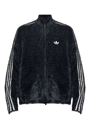 adidas 3-Stripes zip-up cardigan - Black