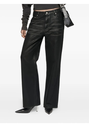 MISBHV Austin coated five-pockets straight-leg jeans - Black