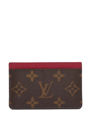 Louis Vuitton Pre-Owned 2019 Monogram card holder - Brown