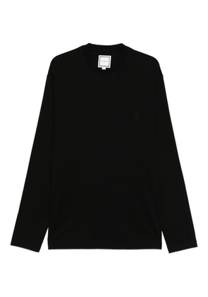 Wooyoungmi logo-print long-sleeve T-shirt - Black