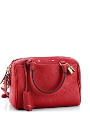 Louis Vuitton Pre-Owned Speedy Bandouliere NM Bag Monogram Empreinte Leather 20 satchel - Red