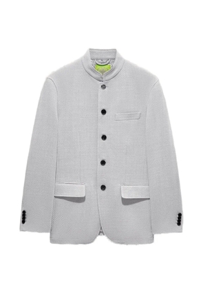 Shanghai Tang herringbone-button jacket - Grey