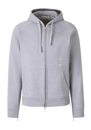 Setchu embroidered-logo hoodie - Grey