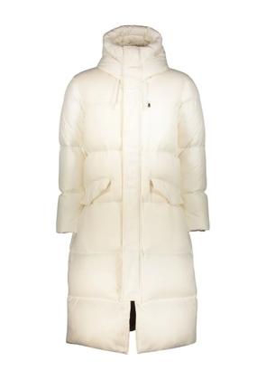 Herno zip turtleneck coat - White