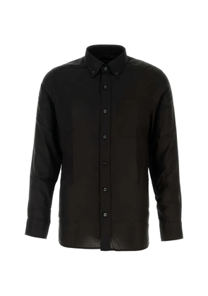 TOM FORD button slim fit shirt - Black